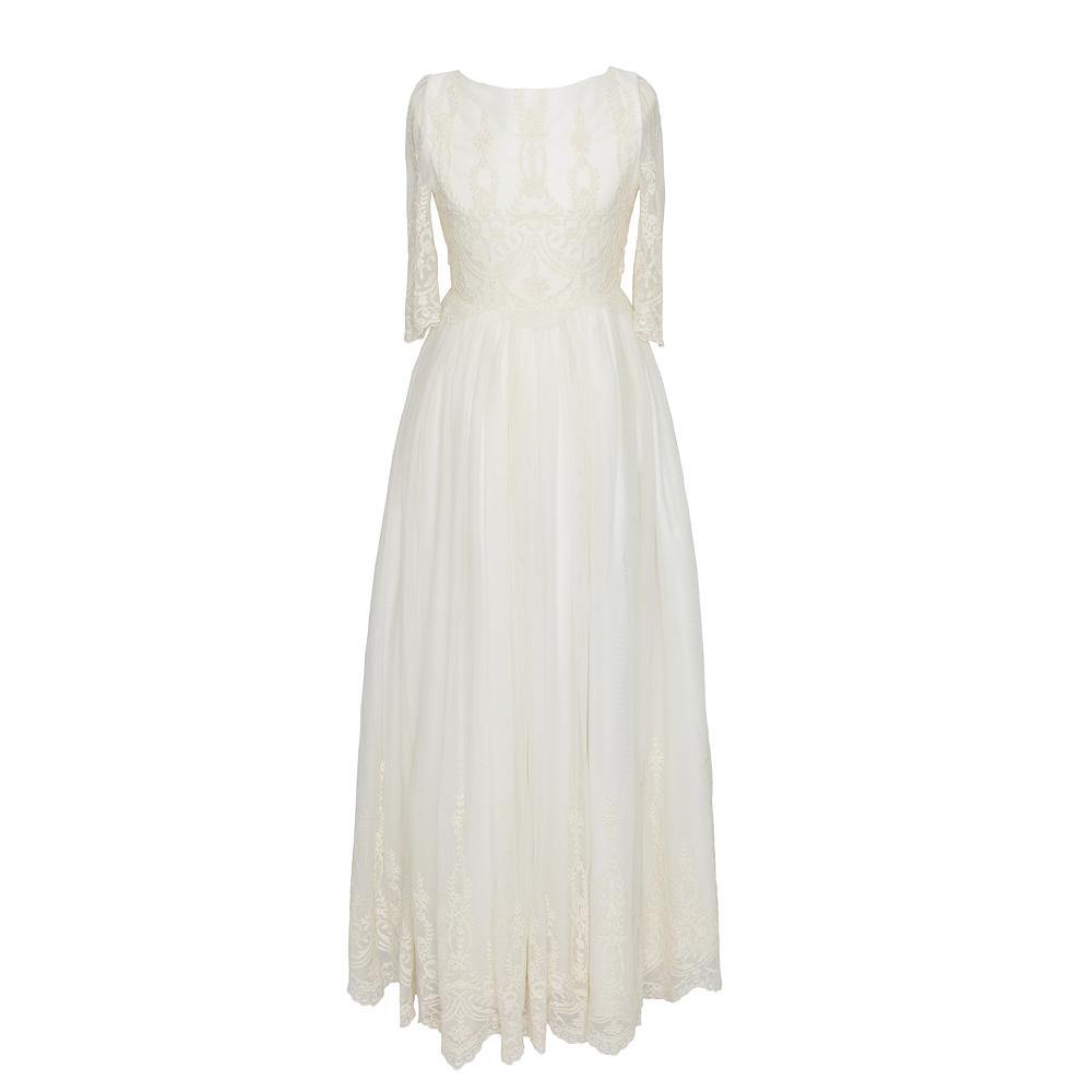 Vestido de comuniôn para niña blanco de Marla - Modini Shop