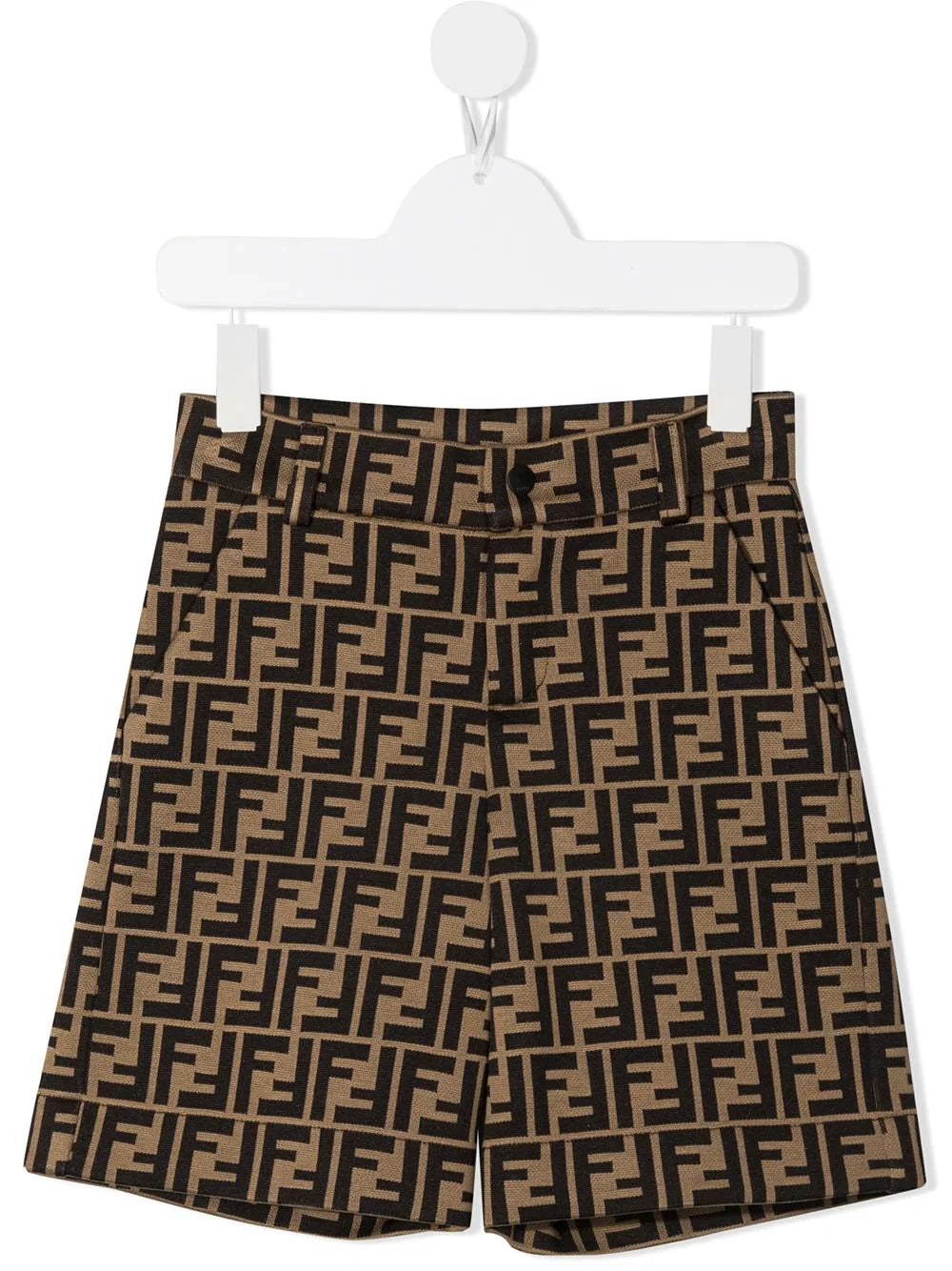 Shorts para niño con motivo FF de la marca Fendi Kids
