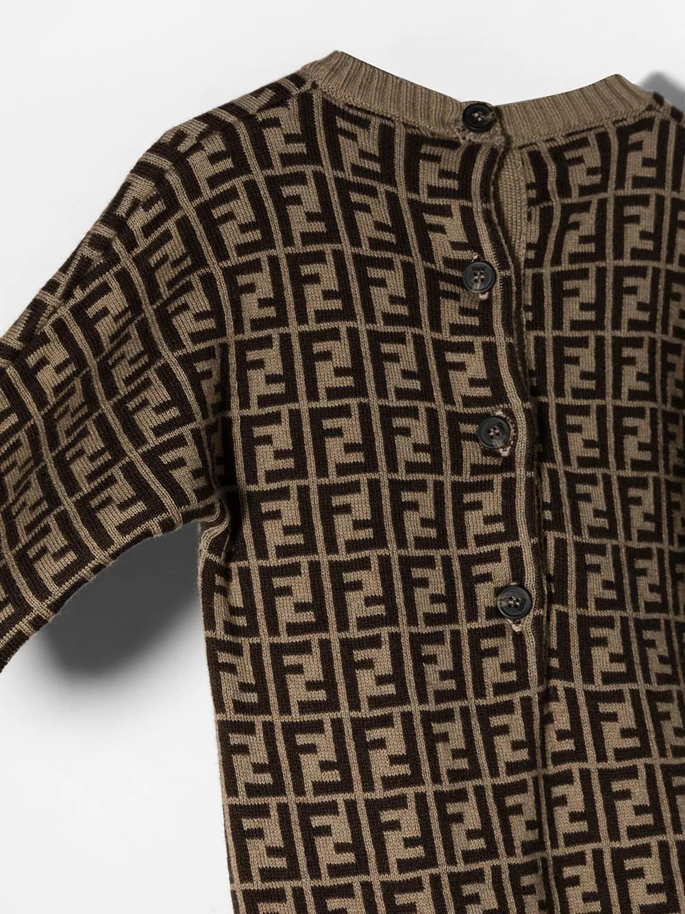 Pelele con logo FF Fendi Kids