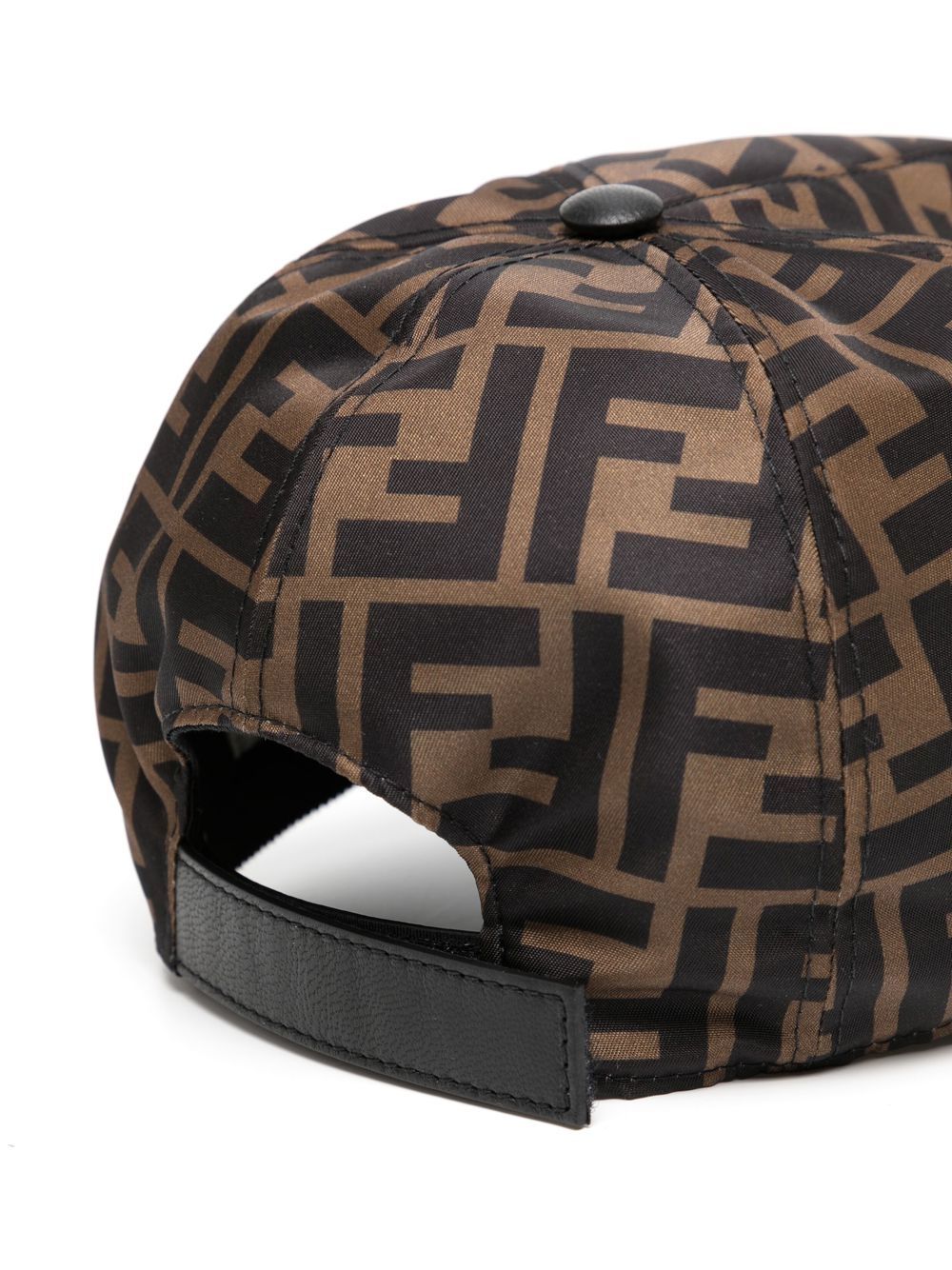 Gorra Zucca con logo estampado FF Fendi Kids
