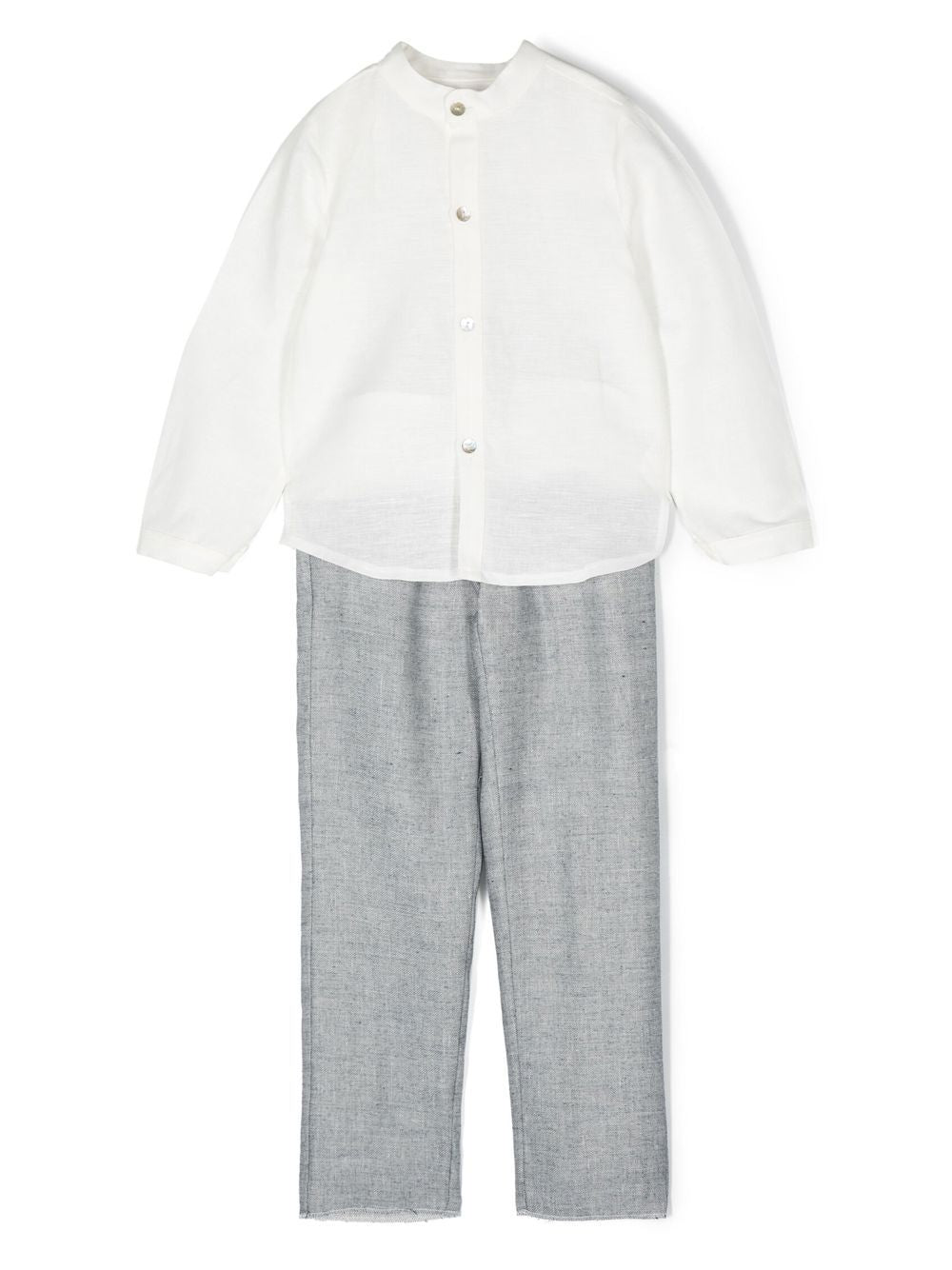 Traje azul lino 510 para el niño Mimilú