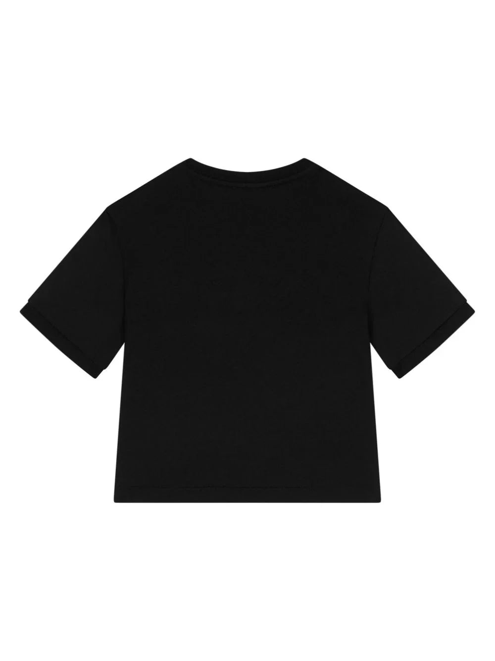 Camiseta color negro DNA con aplique del logo Dolce & Gabbana