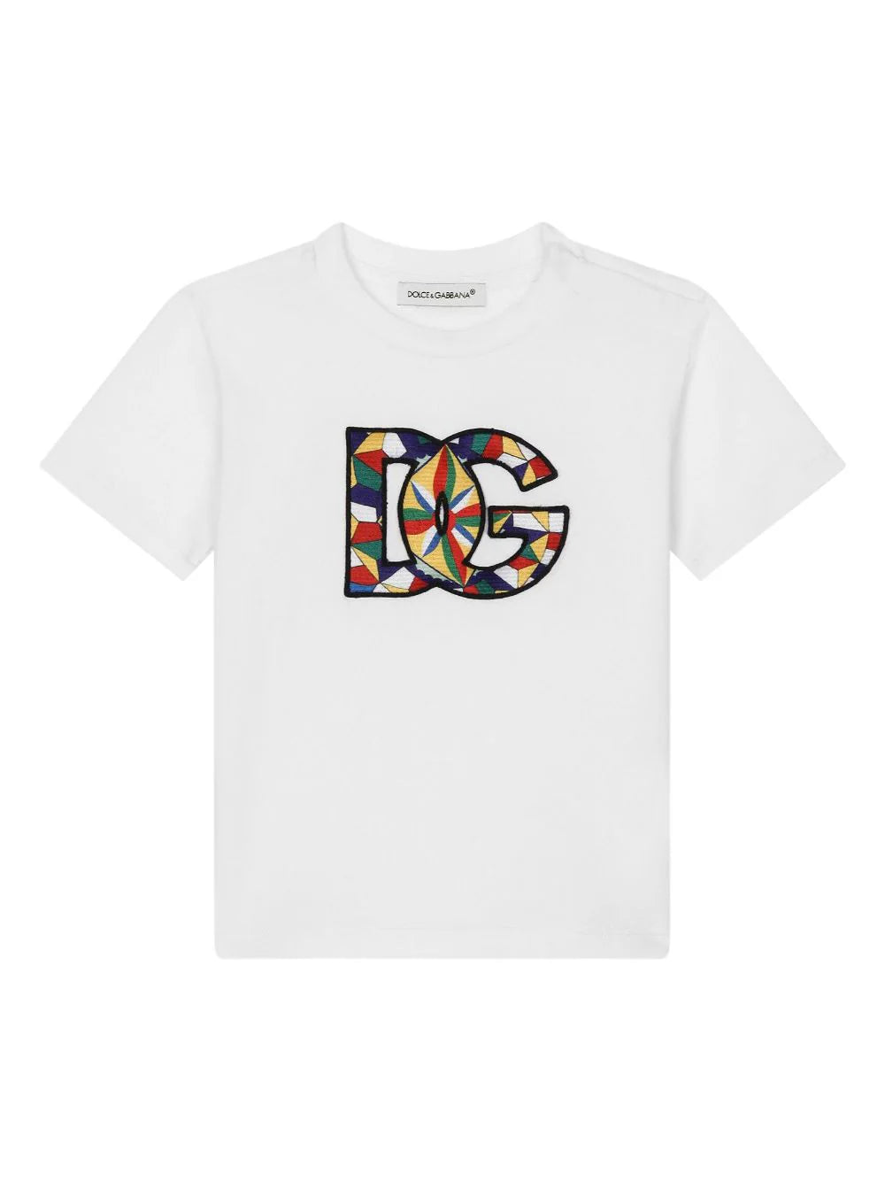 Camiseta con parche del logo Dolce & Gabbana