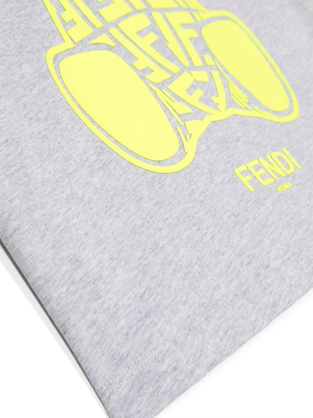 Camiseta con estampado gráfico Fendi Kids