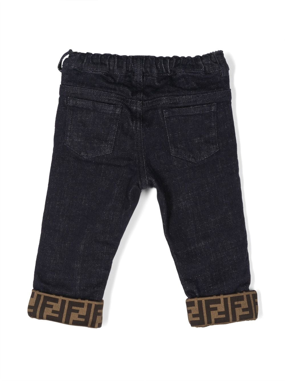 Tejanos con logo estampado Fendi Kids