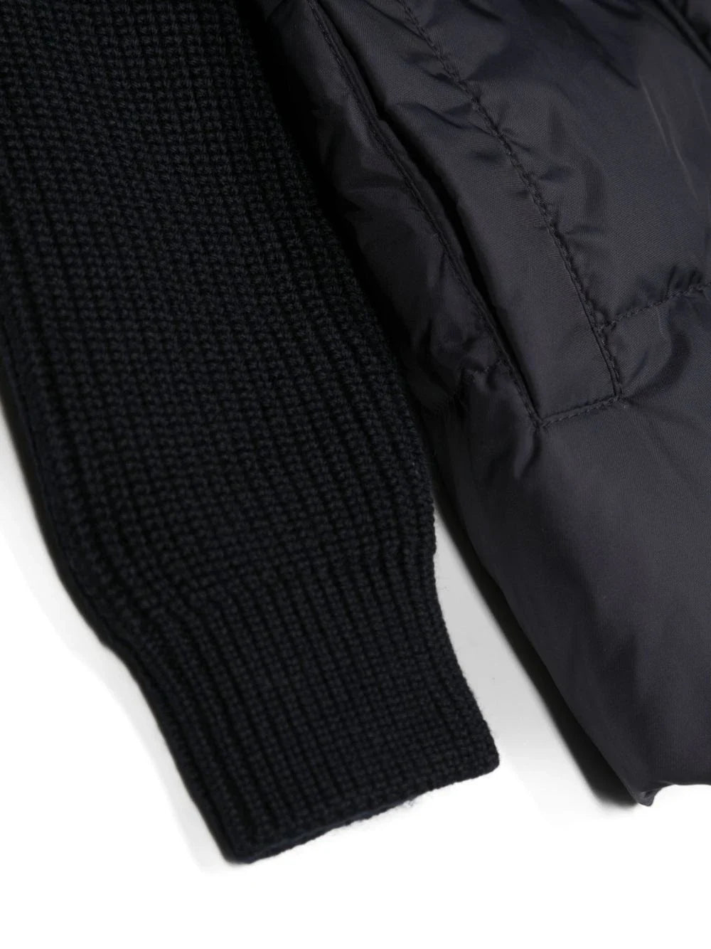 Chaqueta - chamarra con parche del logo y paneles MONCLER