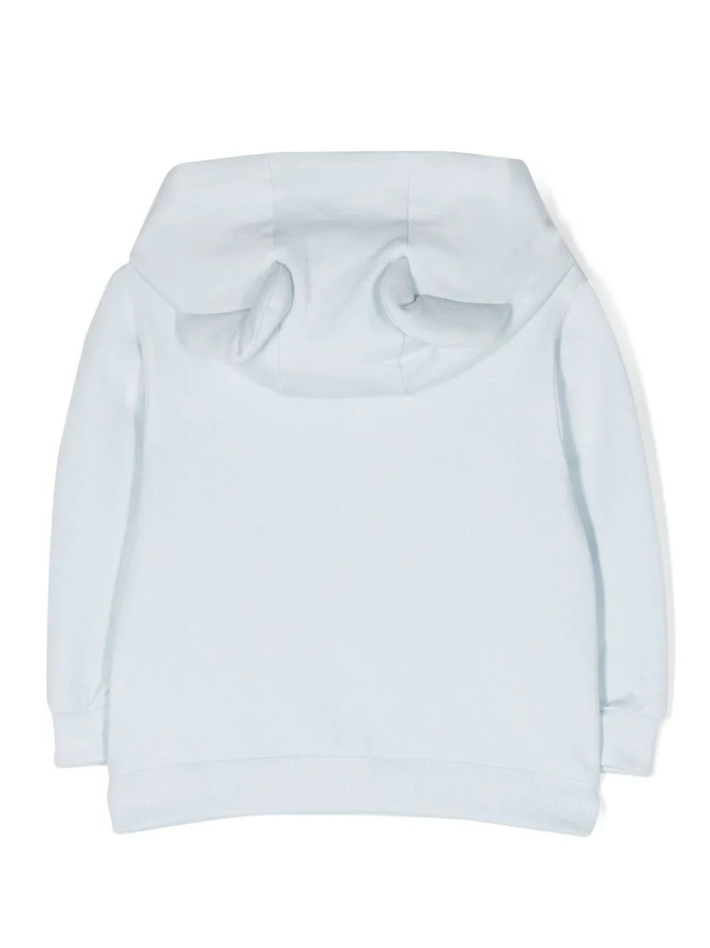 Sudadera color azul con capucha y motivo de oso Fendi Kids