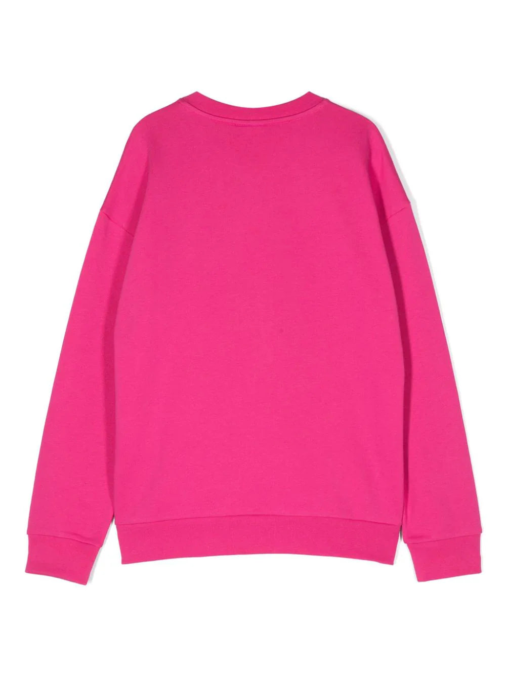 Sudadera color rosa fucsia con logo estampado Fendi Kids