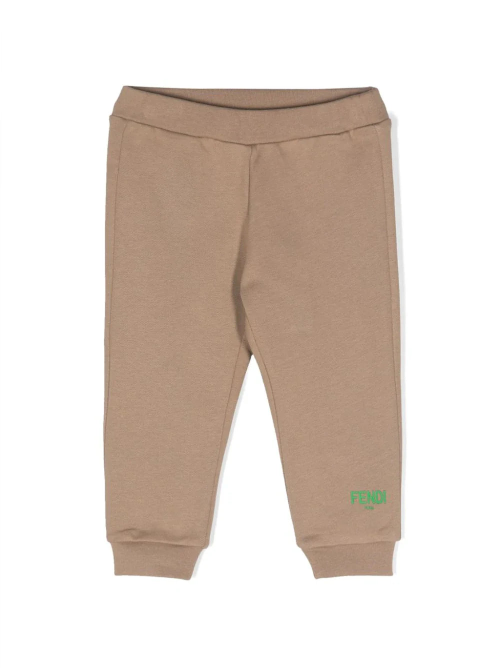 Pantalón de chándal con logo estampado Fendi Kids