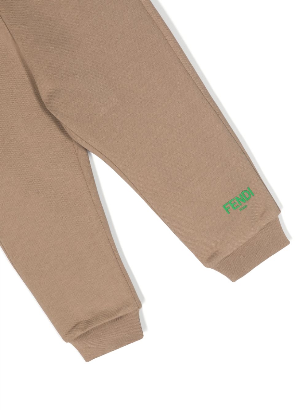 Pantalón de chándal con logo estampado Fendi Kids
