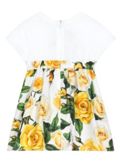Vestido para bebe con estampado floral de la marca Dolce & Gabbana