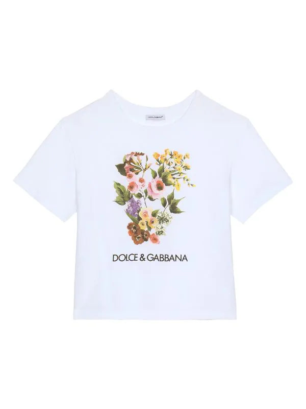 Camiseta con estampado floral de la marca Dolce&Gabbana