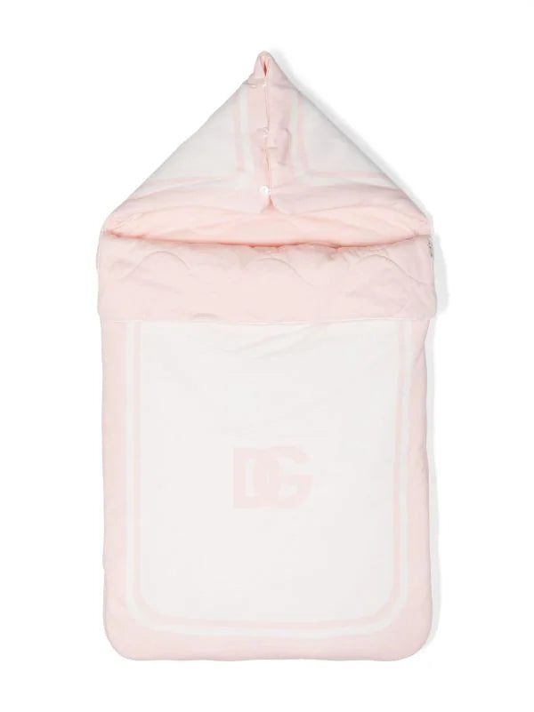 Saco de dormir rosa para bebe de marca Dolce & Gabbana