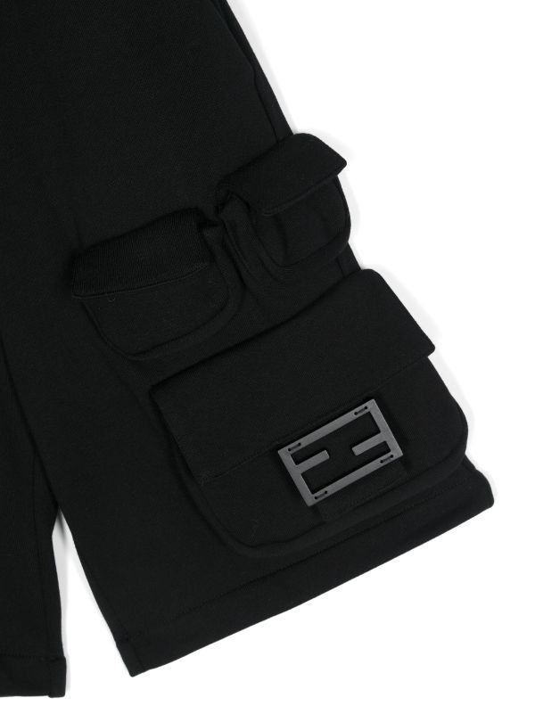Bermuda negro de la marca Fendi Kids
