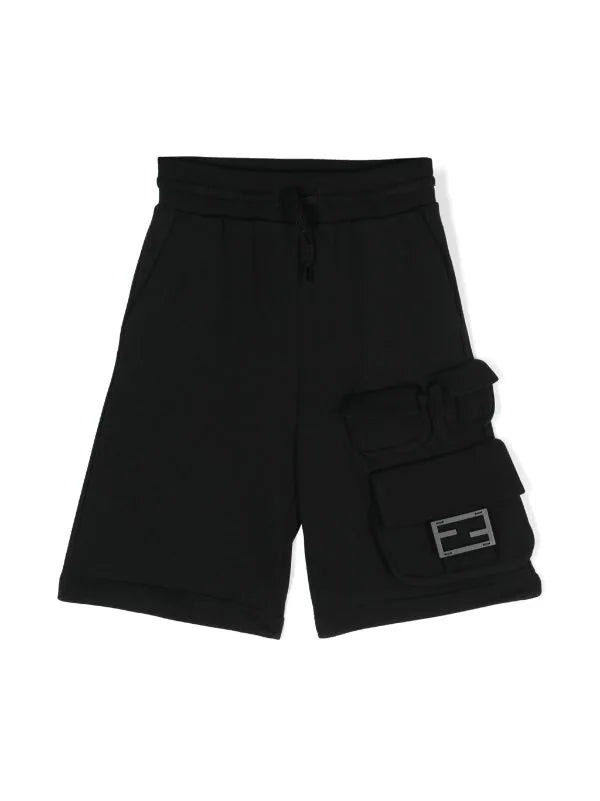 Bermuda negro de la marca Fendi Kids