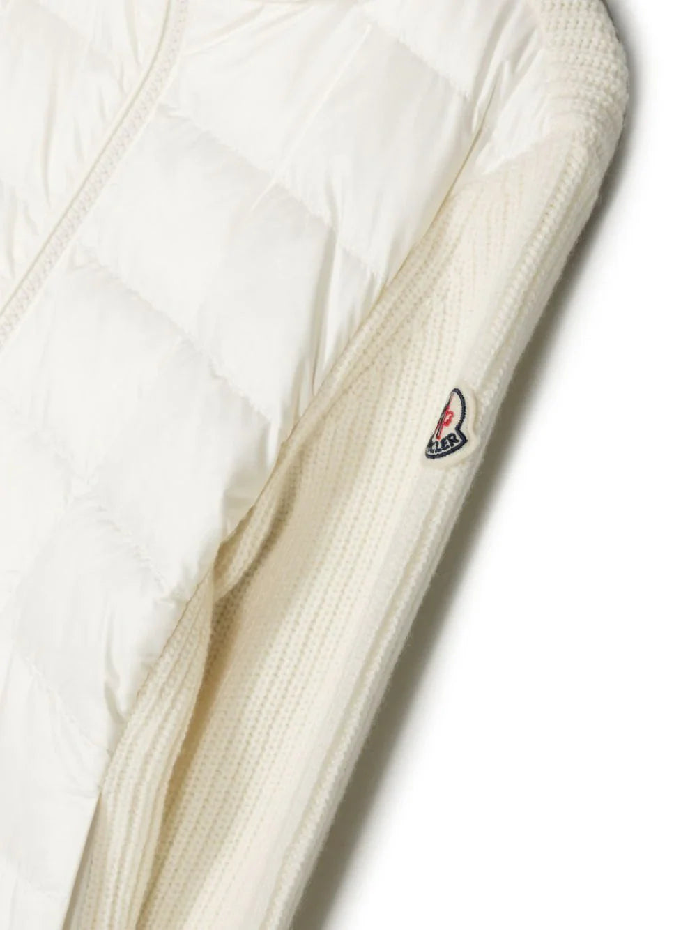 Chaqueta hamarra con tejido de canalé de la marca MONCLER