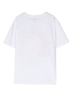 Camiseta blanca con motivo de Hawaii Dolce & Gabbana