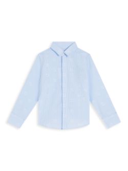 Camisa con logo estampado Fendi Kids