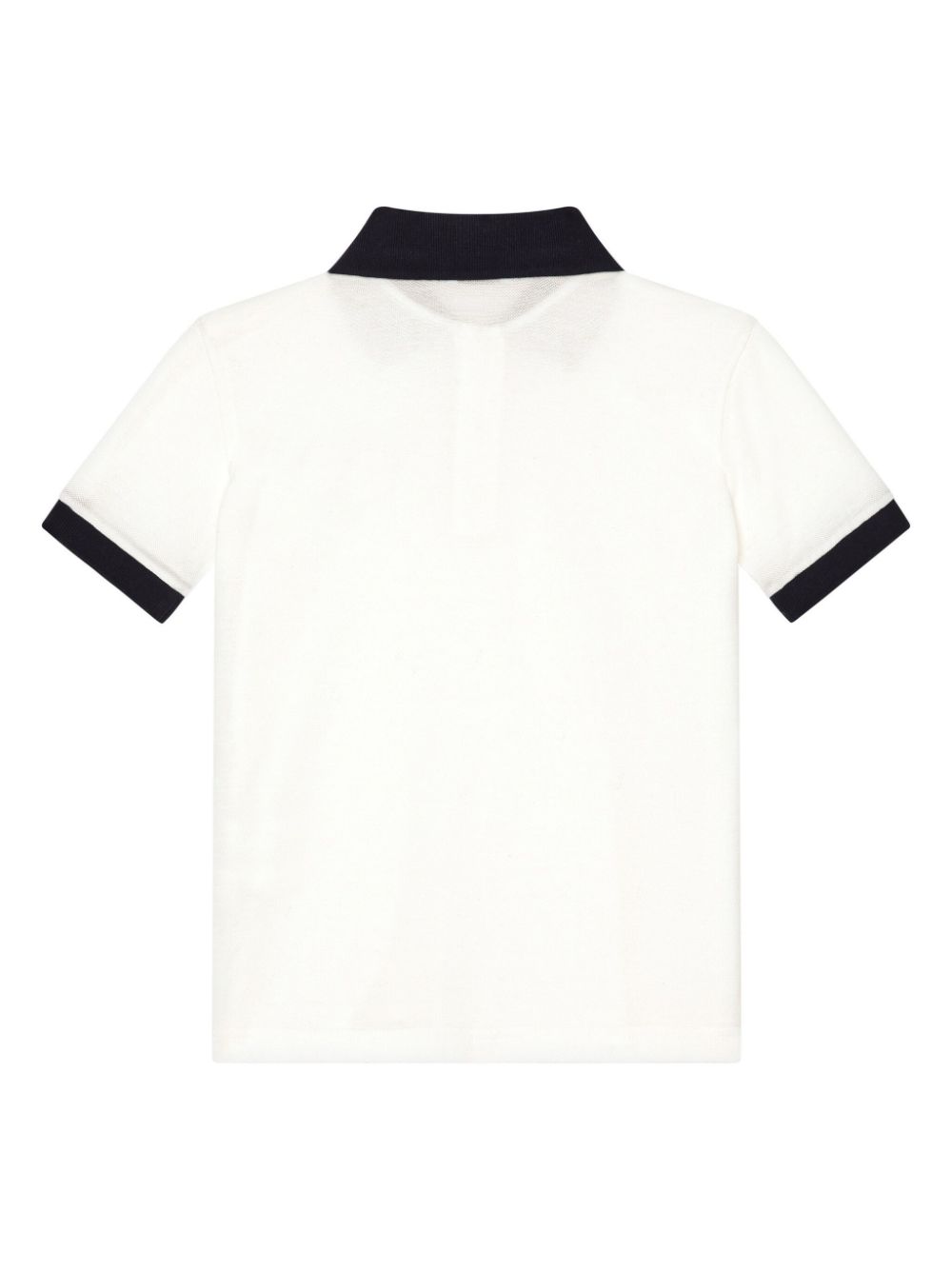 Playera tipo polo con logo estampado de la marca Dolce & Gabbana Kids