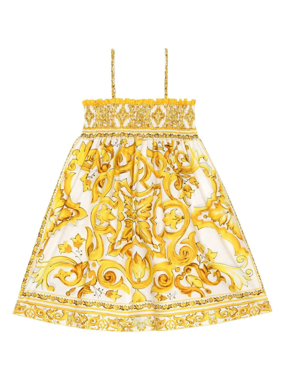 Vestido con tirantes finos Dolce&Gabbana Kids