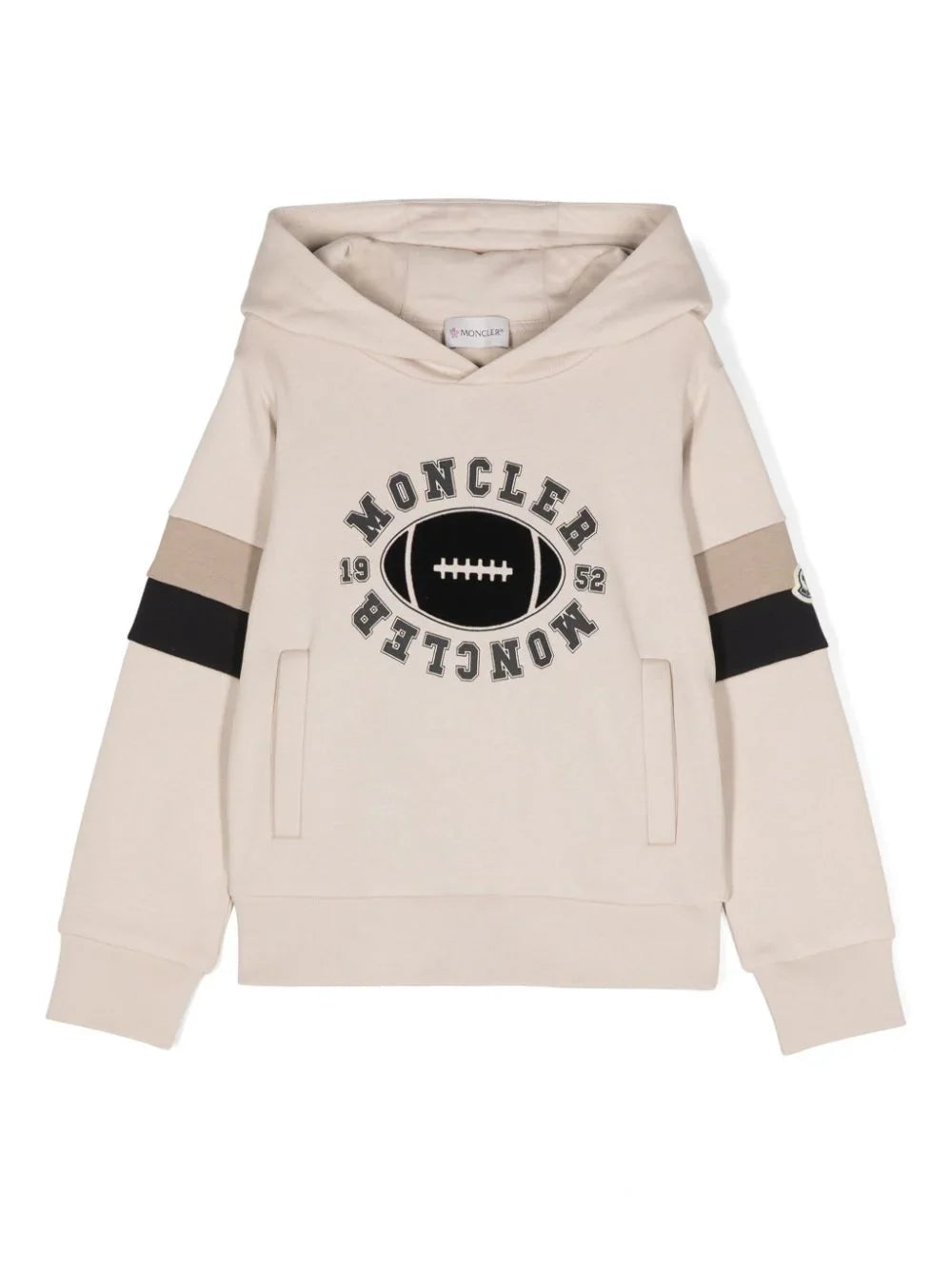 Sudadera con capucha y logo de la marca MONCLER