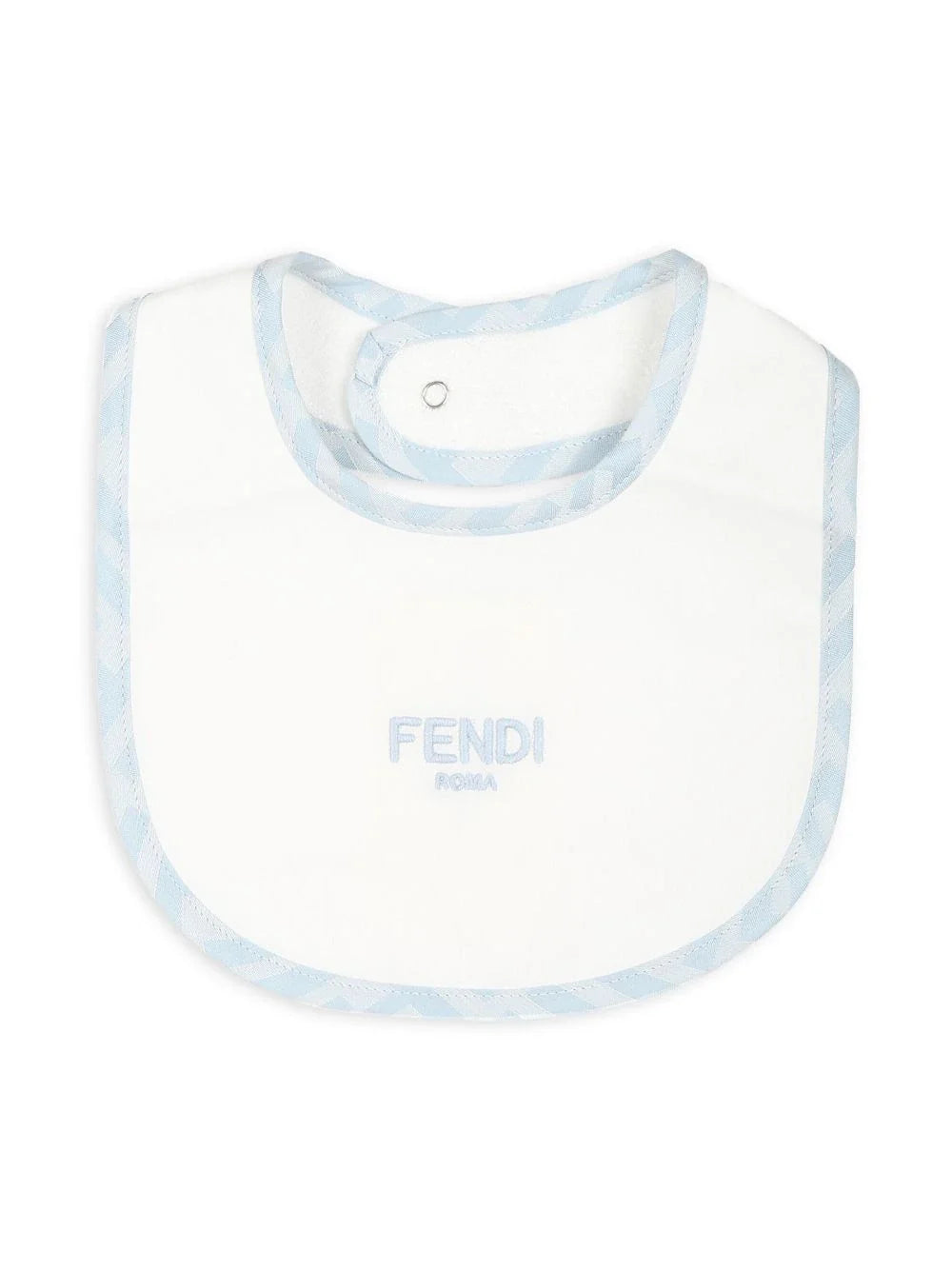 Pelele azul con motivo FF en jacquard de la marca Fenfi kids