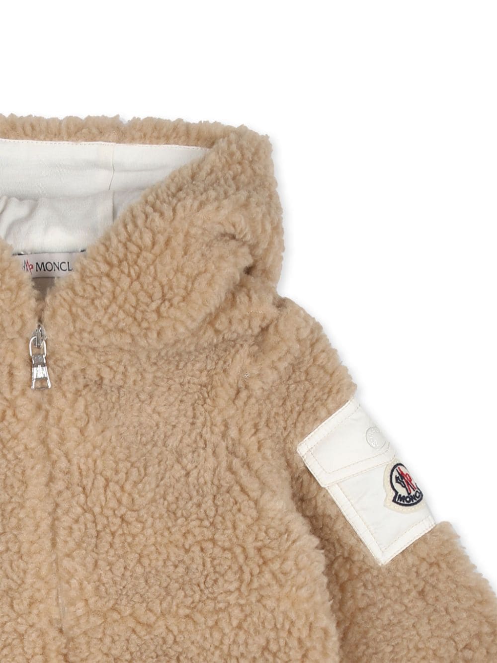 Pelele - romper con parche del logo y capucha MONCLER