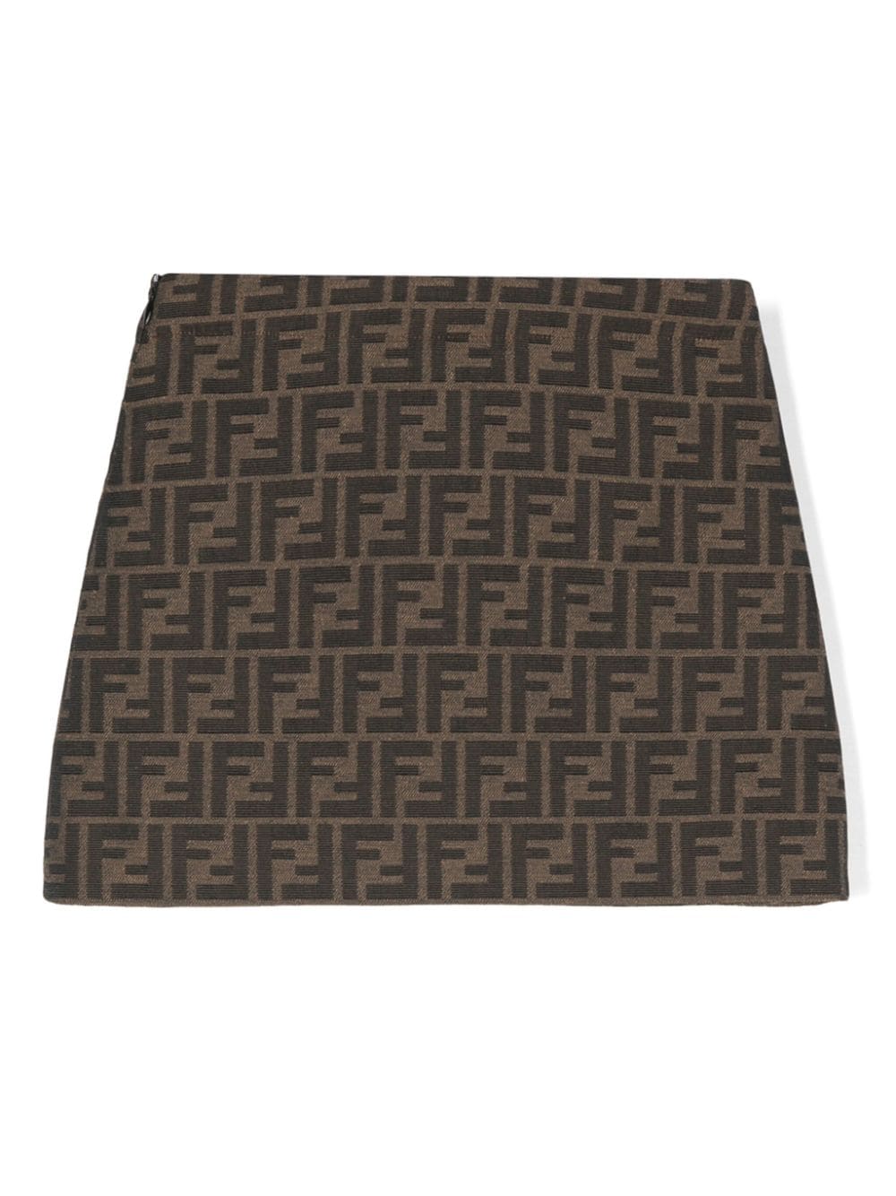 Falda con motivo FF en jacquard de la marca Fendi Kids