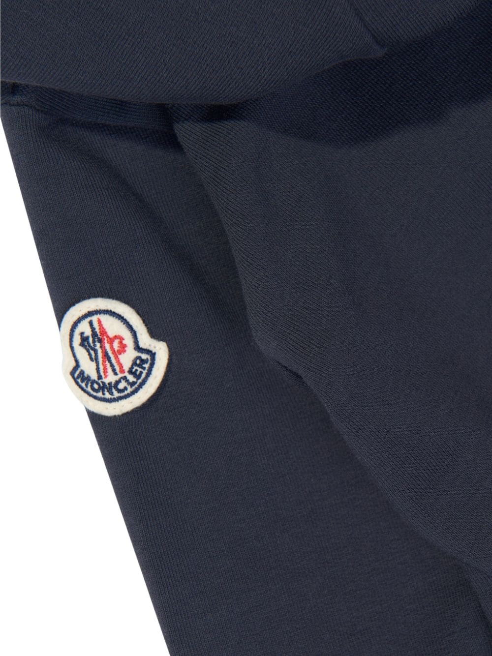 Vestido estilo sudadera con logo estampado Moncler