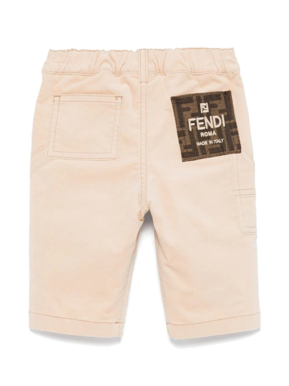 Shorts beige para bebe de la marca Fendi Kids