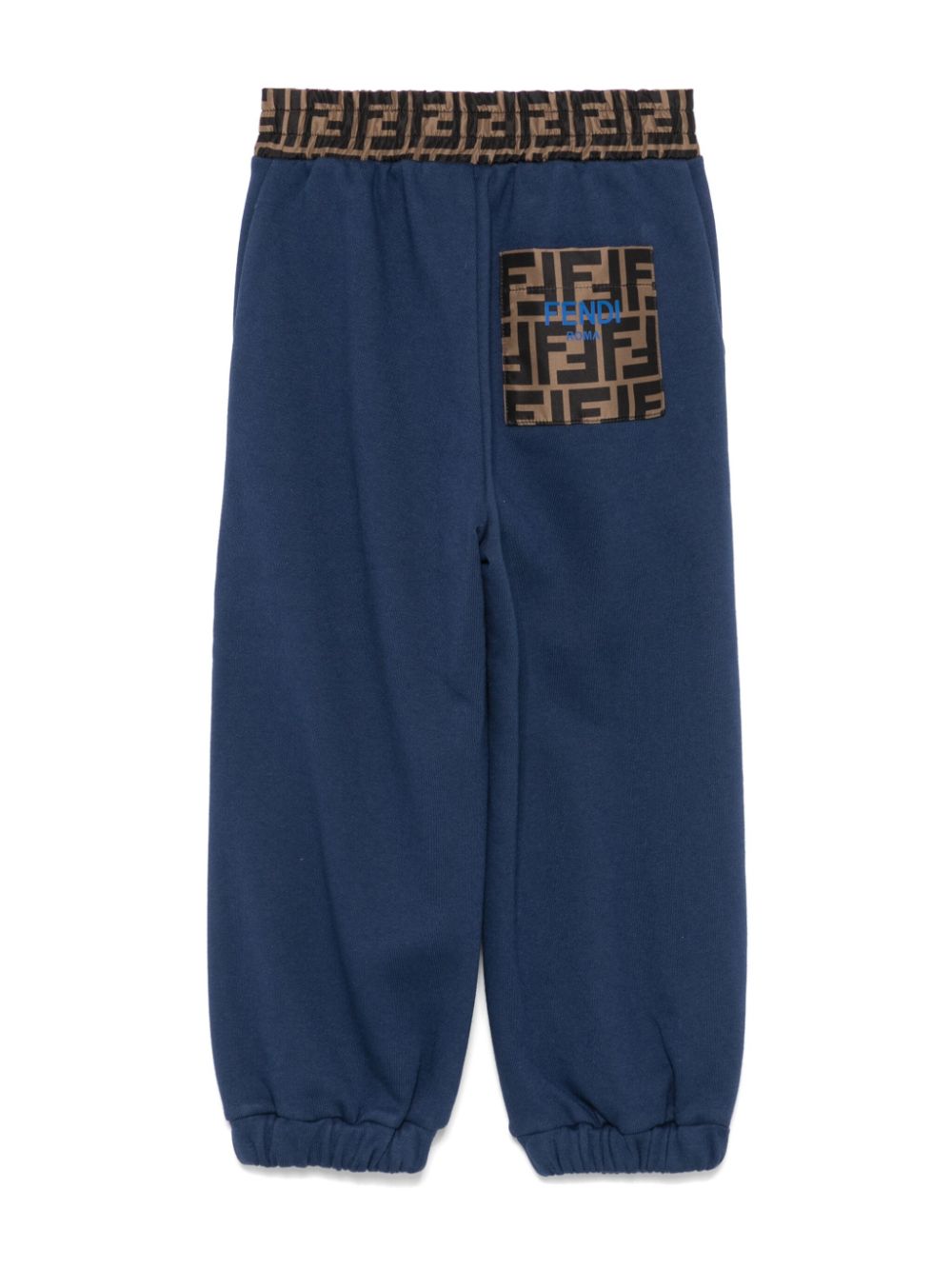 Pantalones de chándal con logo FF estampado Fendi Kids