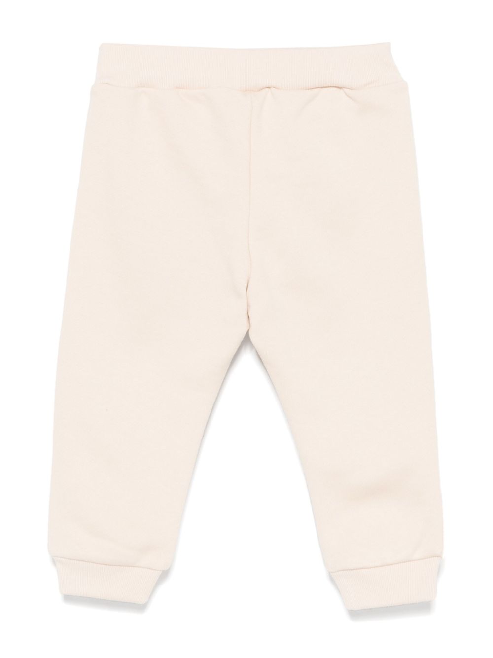 Pantalón de chándal beige con logo FENDI bordado de la marca Fendi Kids