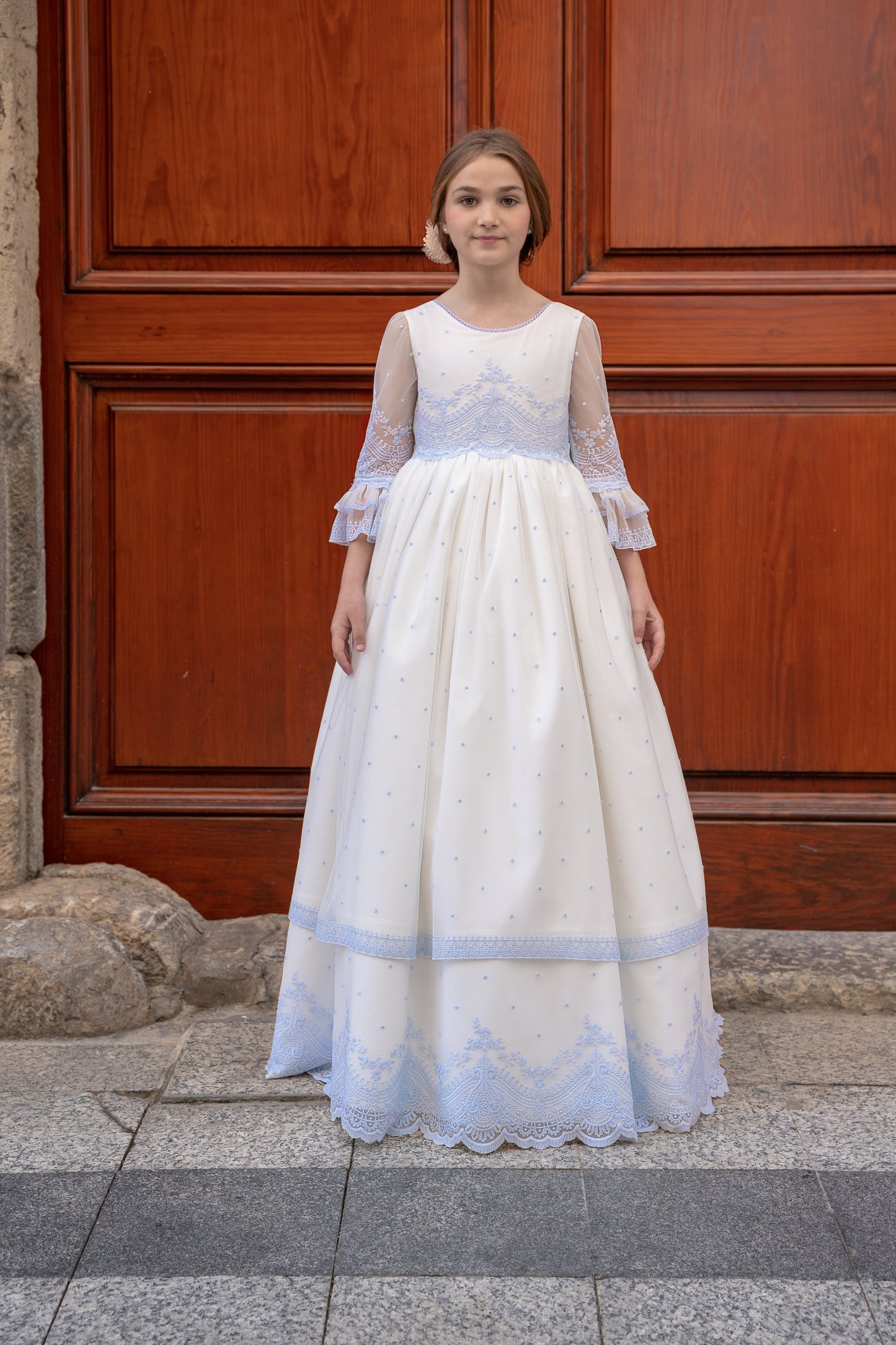 Vestido de comunion Greta de la marca ALHUKA