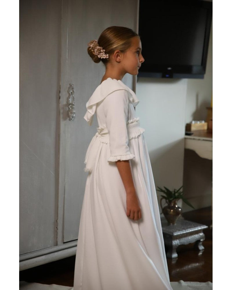 Vestido de comunión NATALIA de la marca PETRITAS (lazada no incluida)