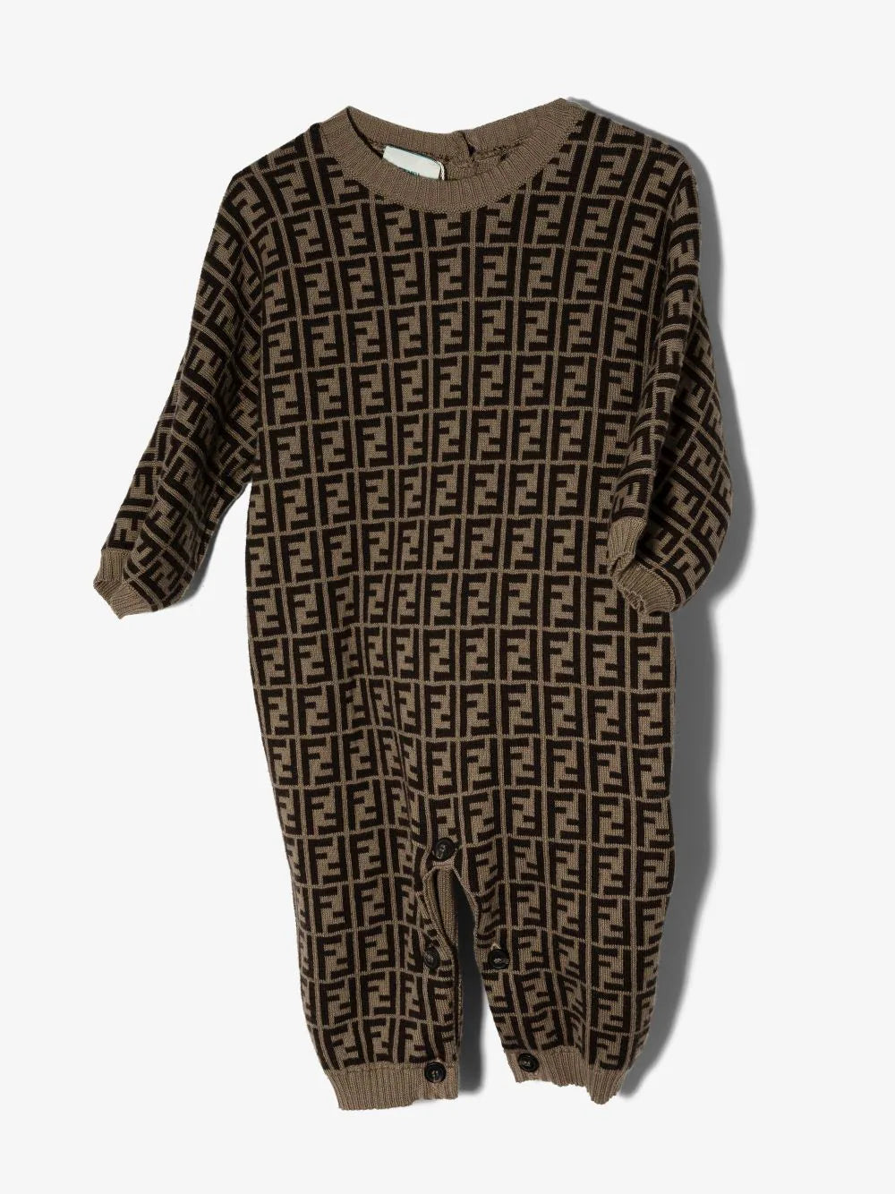 Pelele con logo FF Fendi Kids