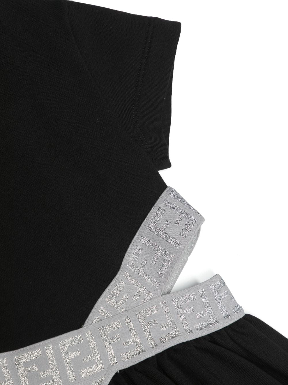 Vestido con logo FF Fendi Kids