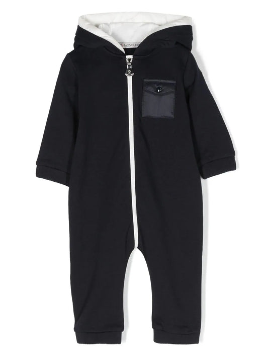 Conjunto - romper con parche del logo y capucha MONCLER