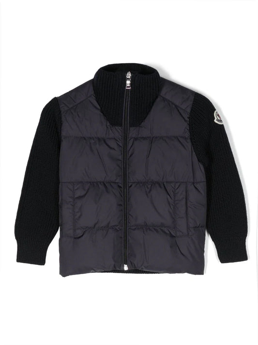 Chaqueta - chamarra con parche del logo y paneles MONCLER