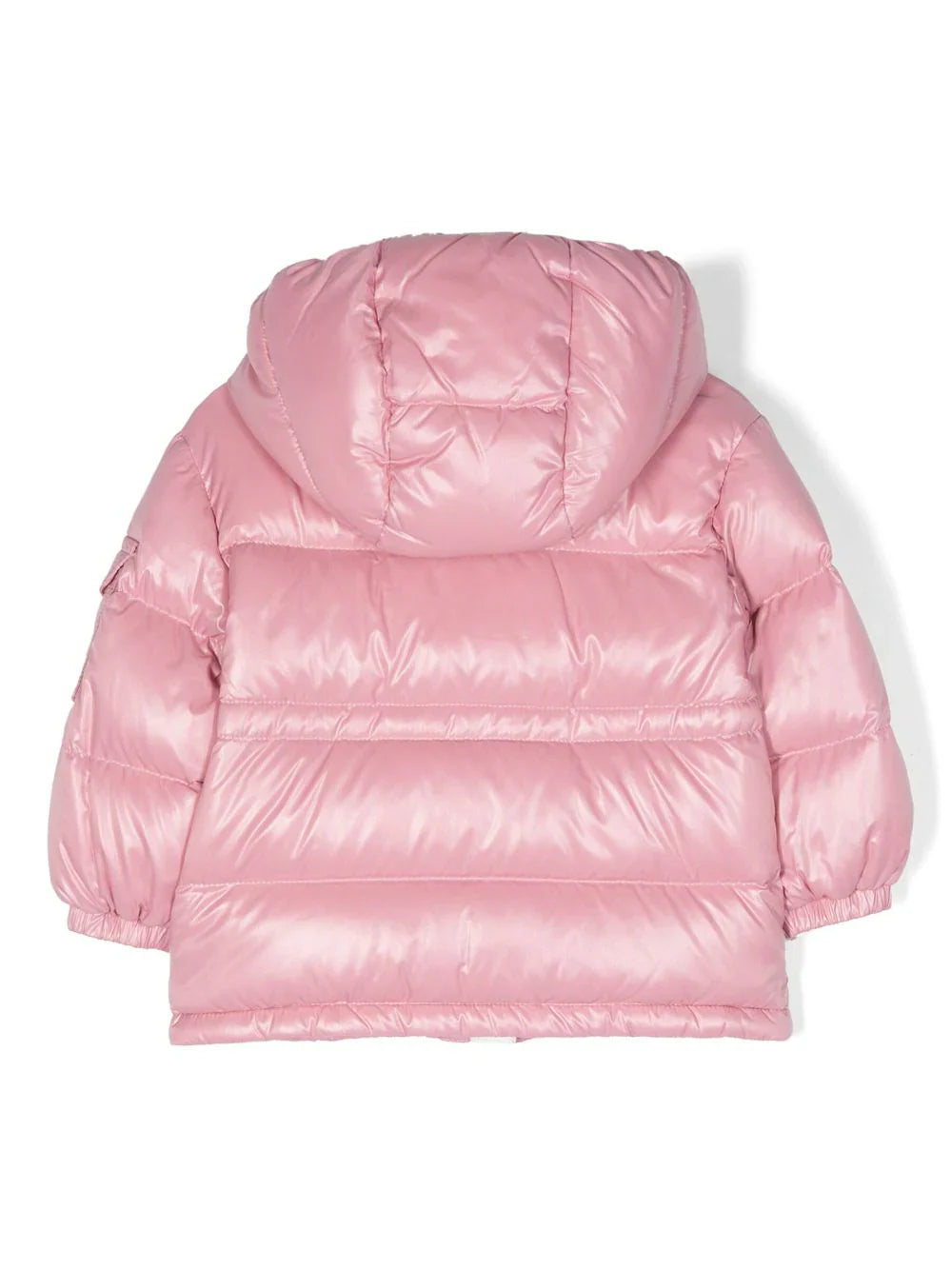 Abrigo capitonado con parche del logo MONCLER