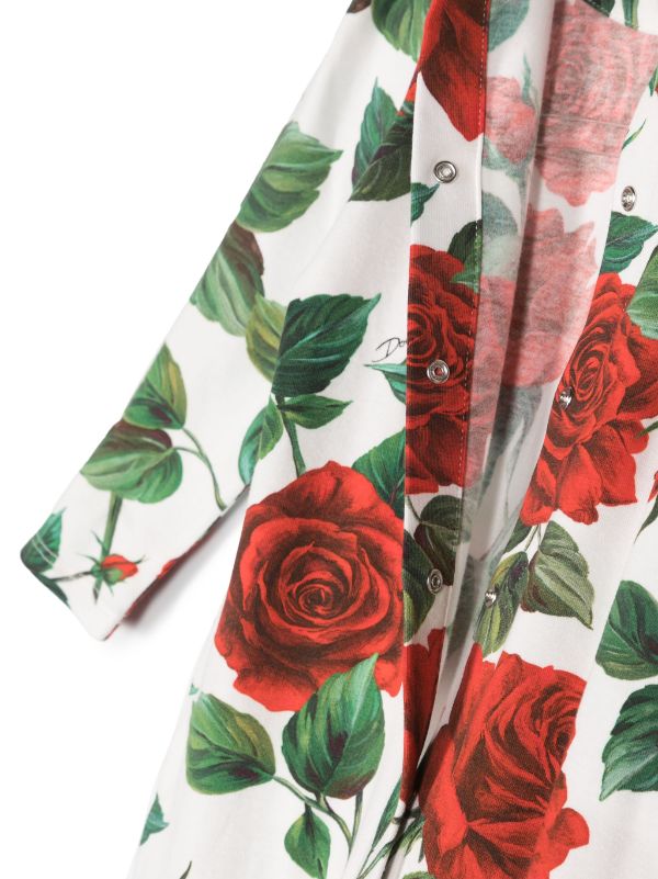 Conjunto rose-print Dolce & Gabbana