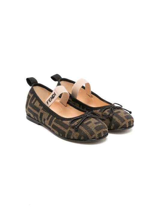 Ballerinas para niña con monograma Fendi Kids