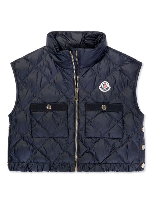 Chaleco GARONNA acolchado sin capucha y logo MONCLER