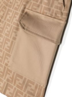 Bermuda para niño beige de la marca Fendi Kids