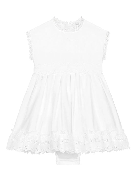 Vestido con ribete de encaje la marca Dolce & Gabbana