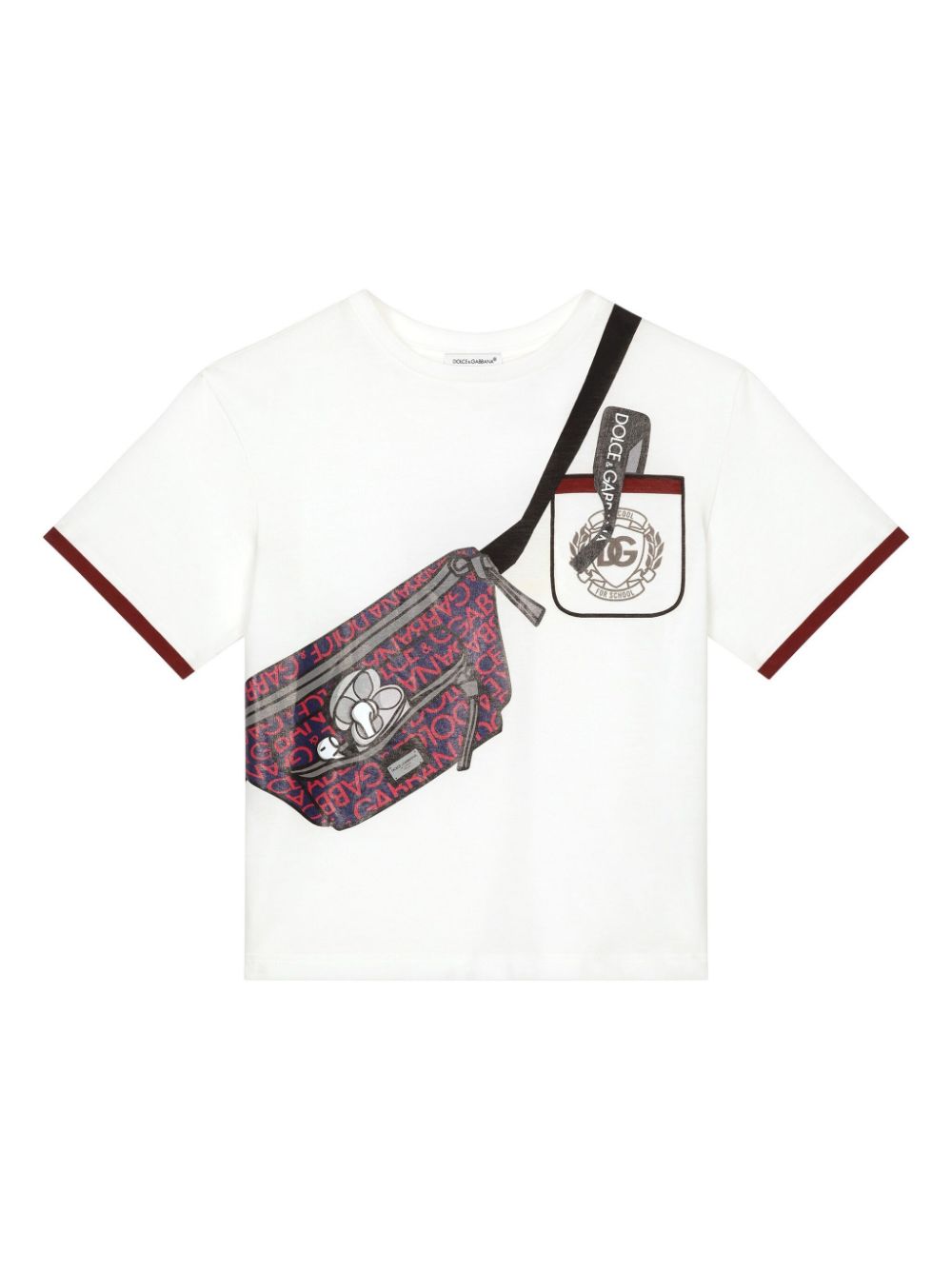 Camiseta con bolsa estampada de la marca Dolce&Gabbana Kids