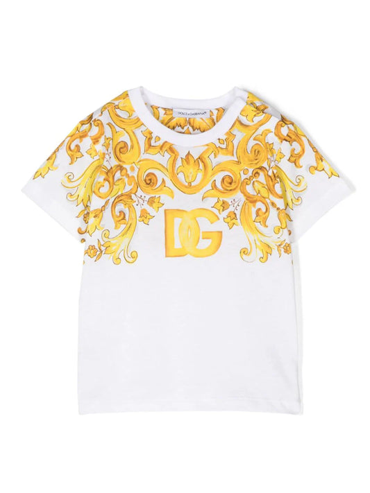 Camiseta para bebe con estampado Dolce & Gabbana Kids