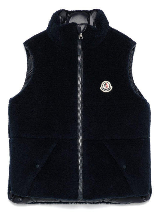 Chaleco de doble cara capitonado de la marca MONCLER