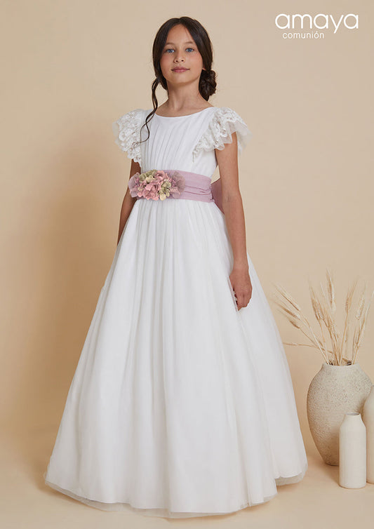 Vestido de comunión 617029MC la marca AMAYA