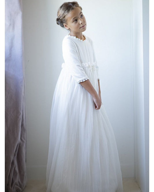 Vestido de comunión Visina de la marca PETRITAS (lazada no incluida)