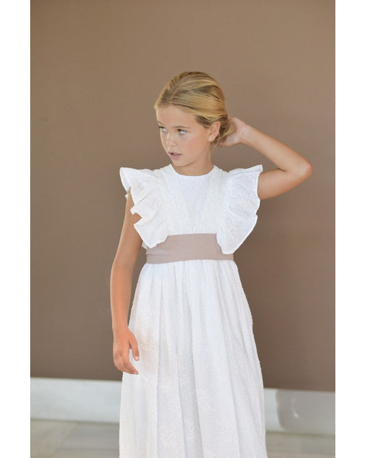 Vestido de comunión CAROLA de la marca PETRITAS (lazada no incluida)